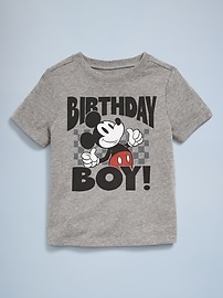 Image number 2 showing, Disney© Birthday Mickey Mouse Graphic T-Shirt for Toddler Boys