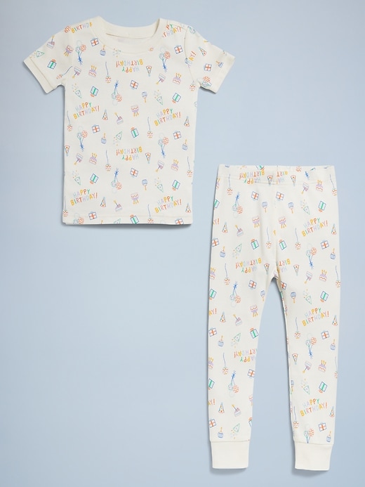 View large product image 2 of 5. Birthday Snug-Fit Printed Pajama Set for Toddler & Baby