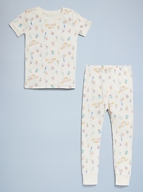 Image number 2 showing, Birthday Snug-Fit Printed Pajama Set for Toddler & Baby