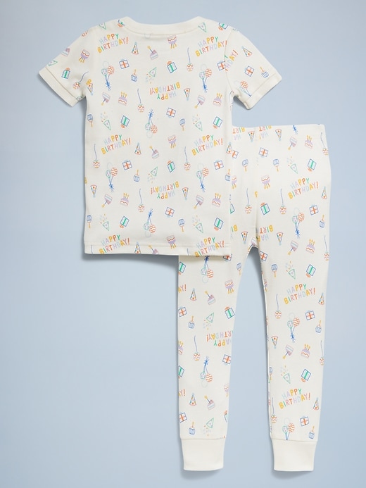 Image number 4 showing, Birthday Snug-Fit Printed Pajama Set for Toddler & Baby