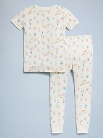 View large product image 4 of 5. Birthday Snug-Fit Printed Pajama Set for Toddler & Baby