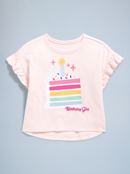 View large product image 2 of 5. Birthday Graphic T-Shirt for Toddler Girls