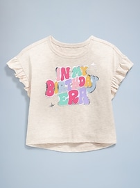 Image number 2 showing, Birthday Graphic T-Shirt for Toddler Girls