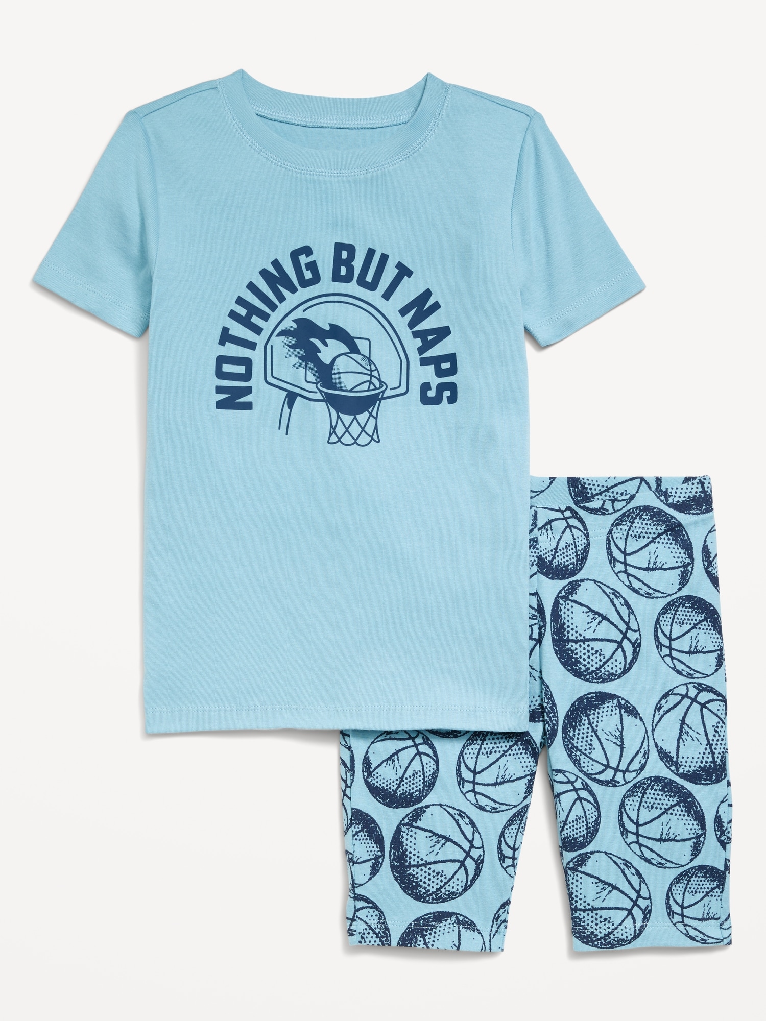Printed Snug-Fit Pajama Set for Boys