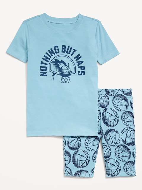 Printed Snug-Fit Pajama Set for Boys