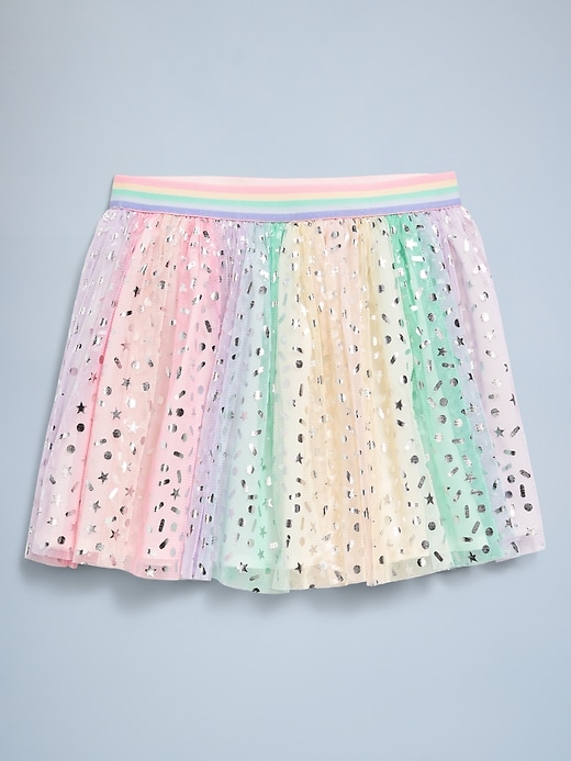 View large product image 2 of 5. Birthday Tulle Swing Skirt for Toddler Girls