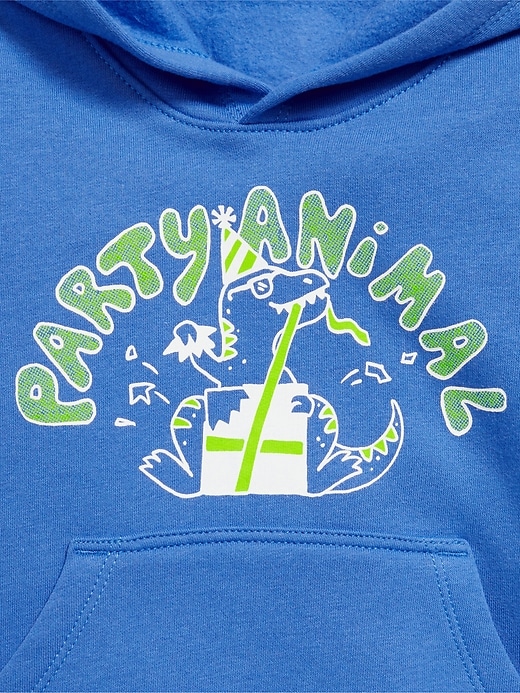 Image number 4 showing, Birthday Graphic Pullover Hoodie for Toddler Boys