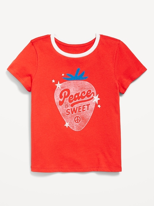 View large product image 1 of 1. Short-Sleeve Graphic T-Shirt for Girls