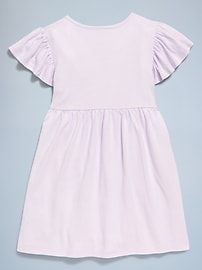 View large product image 4 of 6. Birthday Embroidered Pockets Fit and Flare Dress for Toddler Girls