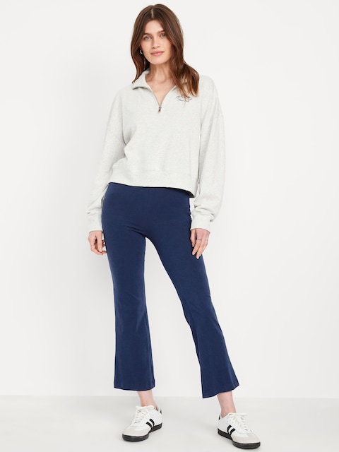 Legging évasé tendance à taille haute