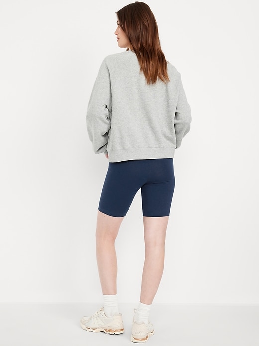Image number 2 showing, High-Waisted Biker Shorts -- 8-inch inseam