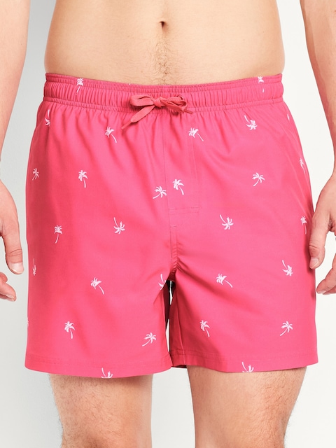Short de baignade à motif, entrejambe de 12,5 cm