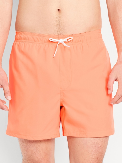 Solid Swim Trunks -- 5-inch inseam