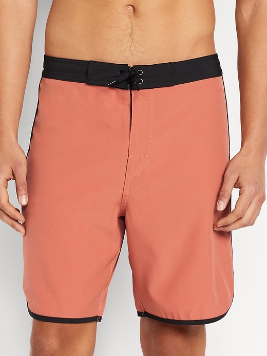 Image number 1 showing, Solid Board Shorts -- 8-inch inseam