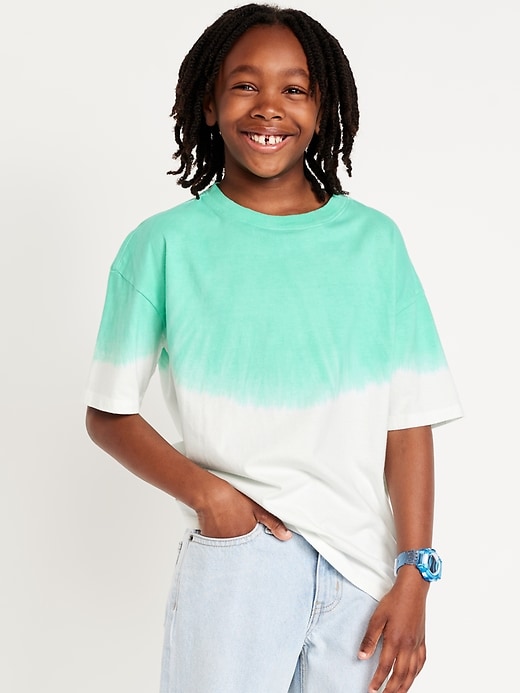 View large product image 1 of 5. Oversized Short-Sleeve T-Shirt for Boys