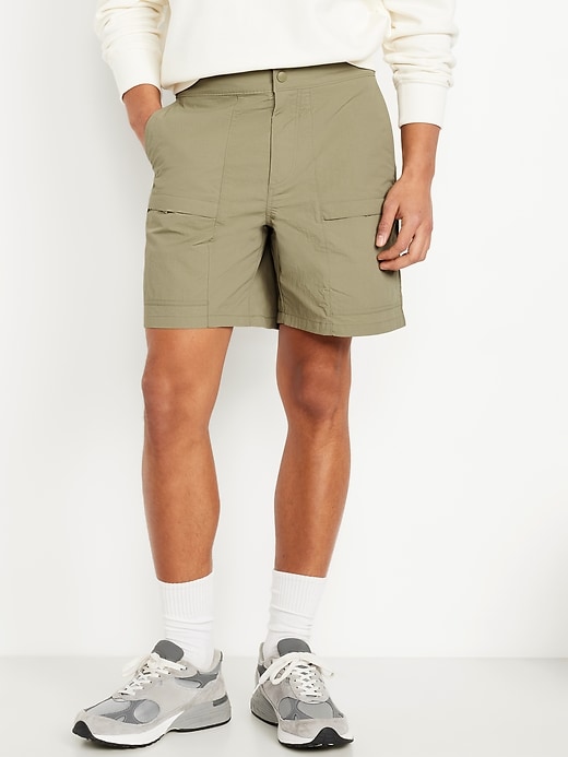 Image number 1 showing, Tech Hybrid Cargo Shorts -- 7-inch inseam