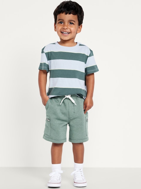 Zip Cargo Fleece Shorts for Toddler Boys