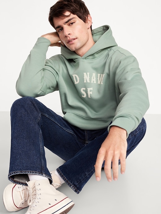 Image number 6 showing, Oversized Logo Pullover Hoodie for Men