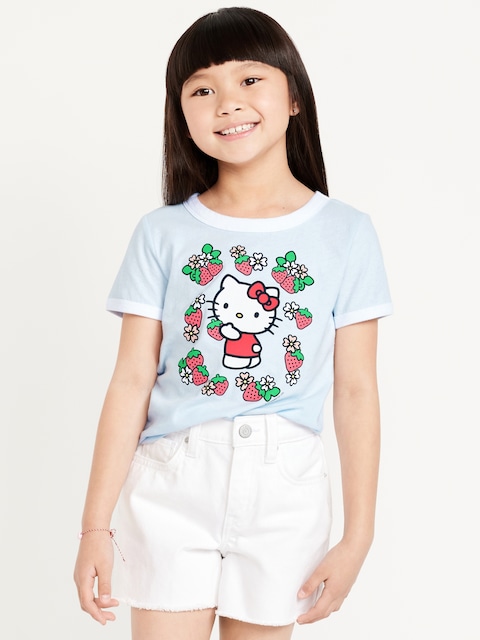 Hello Kitty® Ringer Graphic T-Shirt for Girls
