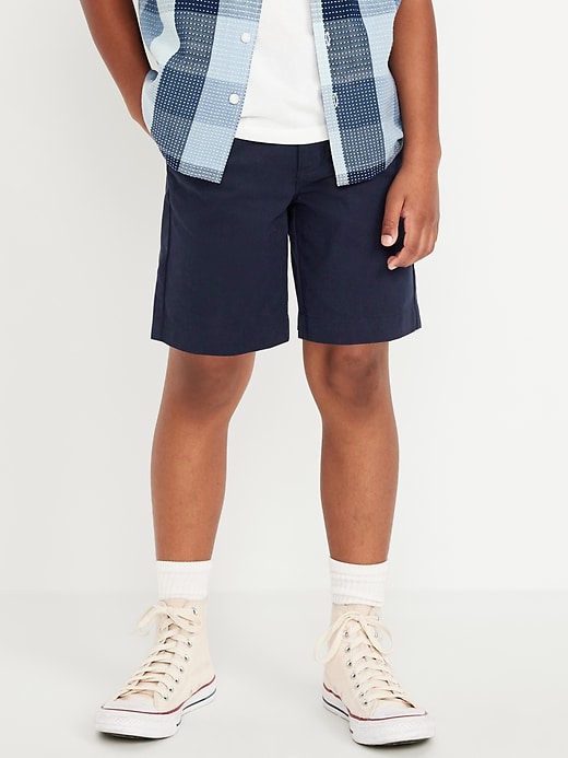 View large product image 1 of 6. Knee Length Twill Shorts for Boys