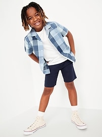 View large product image 3 of 6. Knee Length Twill Shorts for Boys