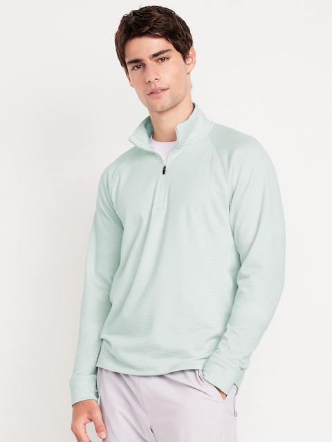 Go-Dry Cool Waffle Quarter Zip - Multi