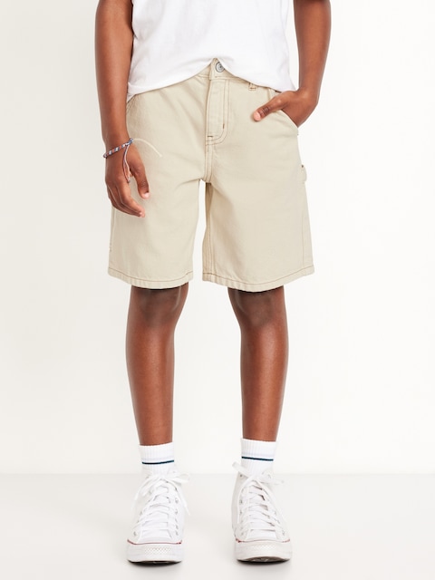 Short menuisier coupe généreuse pour garçon (longueur genou)