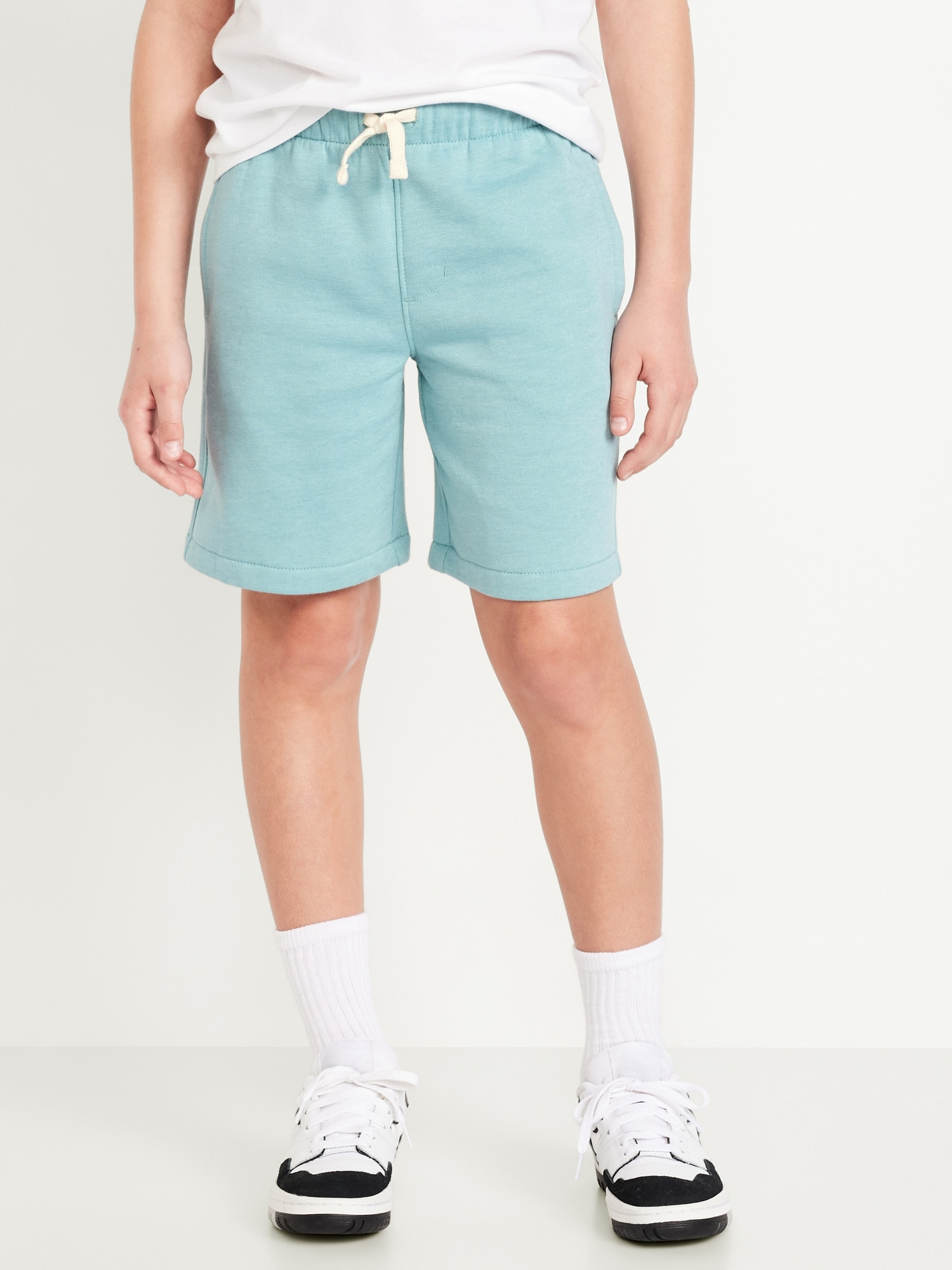 Fleece Jogger Shorts for Boys (At Knee)