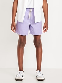 Image number 1 showing, Above Knee Twill Pull-On Shorts for Boys