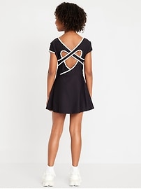 Image number 1 showing, PowerSoft Heart-Shaped Back Athletic Dress for Girls