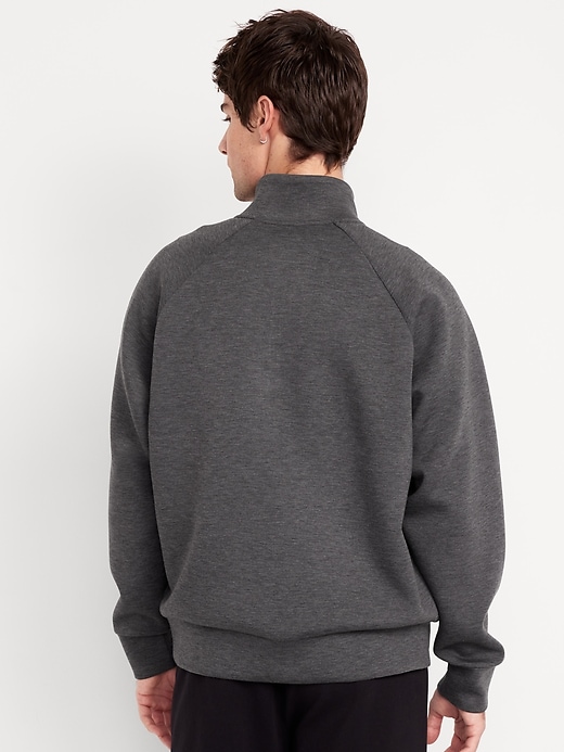 Image number 8 showing, Oversized Quarter-Zip Bounce Fleece Pullover