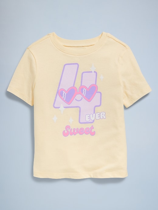 View large product image 1 of 5. Birthday Graphic T-Shirt for Toddler Girls