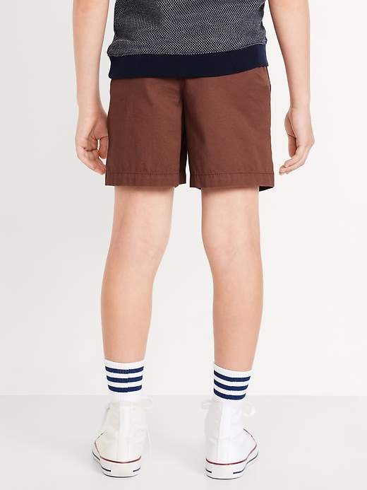 View large product image 2 of 5. Above Knee Twill Pull-On Shorts for Boys