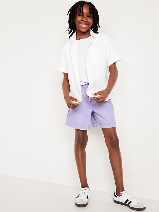 Image number 3 showing, Above Knee Twill Pull-On Shorts for Boys