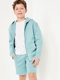 View large product image 3 of 5. Fleece Jogger Shorts for Boys (At Knee)