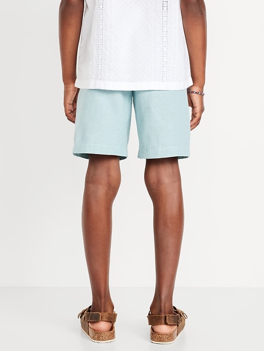 View large product image 2 of 6. Knee Length Linen-Blend Shorts for Boys