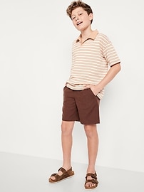 View large product image 3 of 6. Knee Length Linen-Blend Shorts for Boys