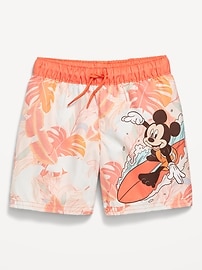 Image number 1 showing, Licensed Graphic Swim Trunks for Toddler Boys