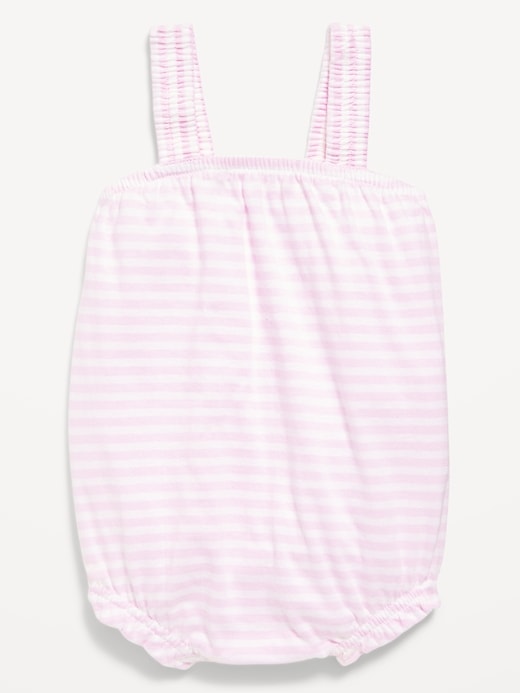 View large product image 1 of 1. Printed Sleeveless One-Piece Romper for Baby