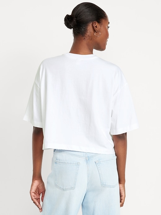 Image number 2 showing, Vintage Oversized Crop T-Shirt