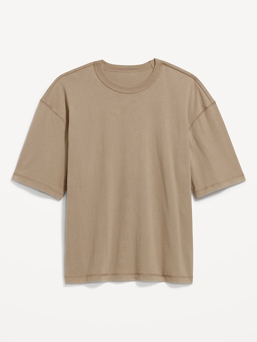 Image number 4 showing, Garment-Dyed Cropped T-Shirt