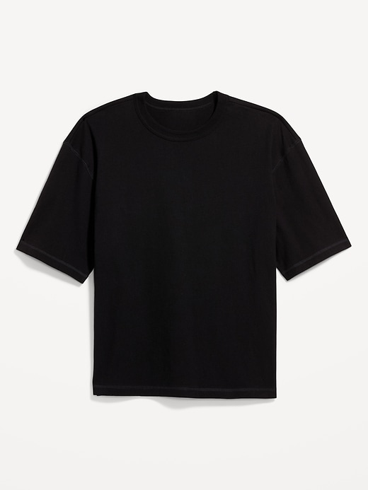 Image number 4 showing, Garment-Dyed Cropped T-Shirt