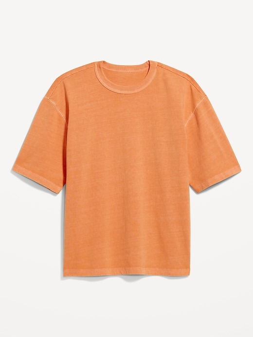 Image number 4 showing, Garment-Dyed Cropped T-Shirt