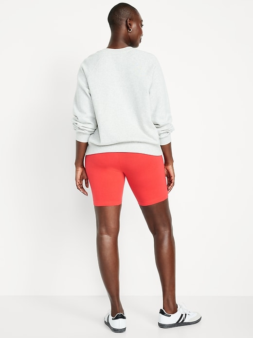 Image number 5 showing, High-Waisted Biker Shorts -- 8-inch inseam