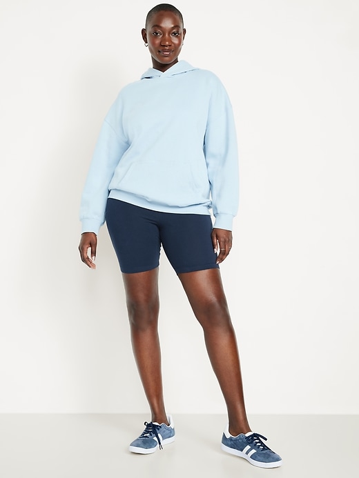 Image number 4 showing, High-Waisted Biker Shorts -- 8-inch inseam
