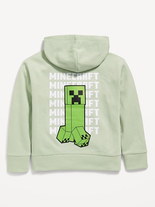Image number 3 showing, Minecraft™ Gender-Neutral Graphic Pullover Hoodie for Kids