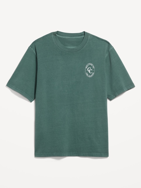 Heavyweight Crew-Neck Graphic T-Shirt