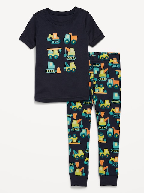 Pyjama ajusté à imprimé pour tout-petit et bébé