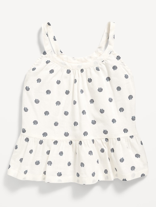 View large product image 1 of 1. Printed Cami Peplum Top for Toddler Girls
