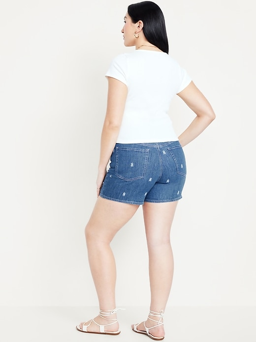 Image number 6 showing, High-Waisted OG Jean Shorts -- 5-inch inseam